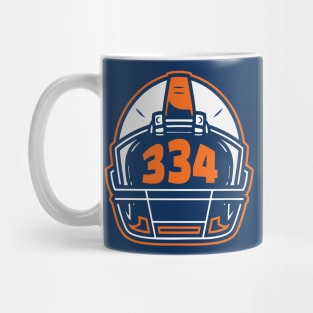 Retro Football Helmet 334 Area Code Auburn Alabama Football Mug